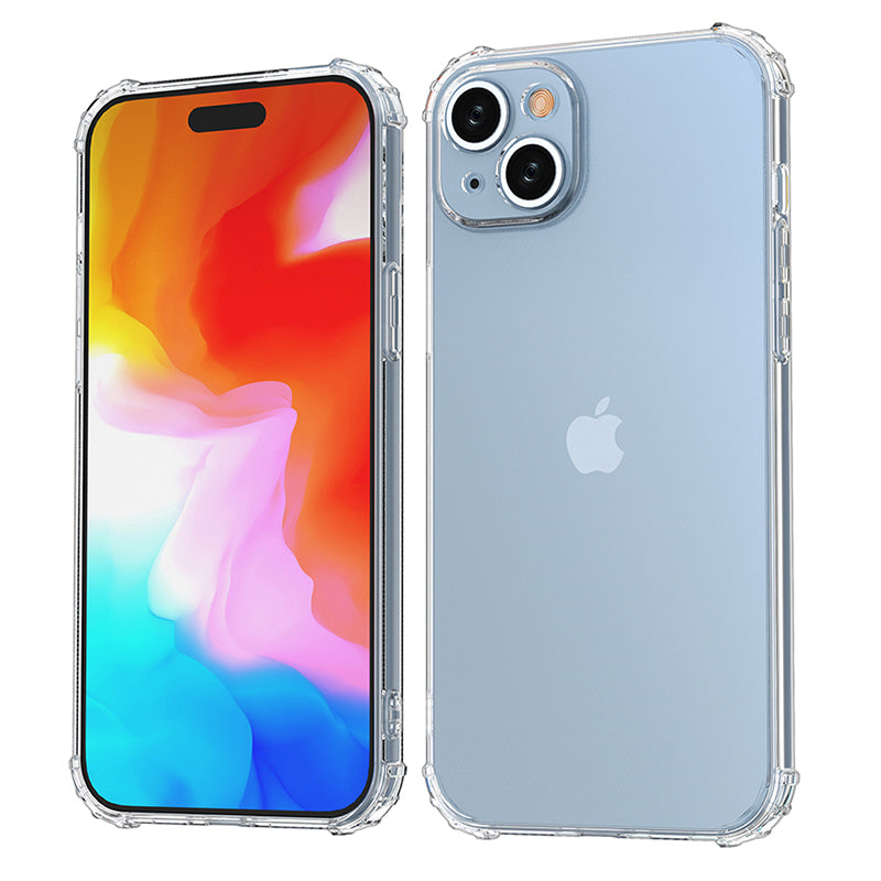 Super Clear Phone Case for iPhone 15 Plus Anti-Scratch TPU Shell Four Corner Drop Protection Phone Cover Super Clear Phone Case for iPhone 15 Plus Anti-Scratch TPU Shell Four Corner Drop Protection Phone Cover